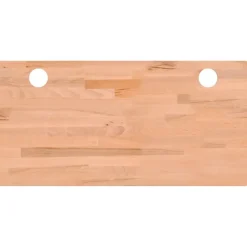 vidaXL skrivebordsplade 100x50x1,5 cm massivt bøgetræ