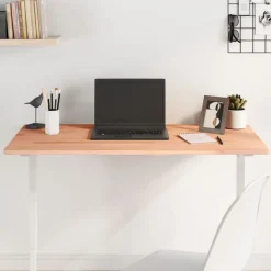 vidaXL skrivebordsplade 100x50x1,5 cm massivt bøgetræ