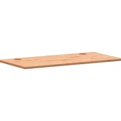 vidaXL skrivebordsplade 100x50x1,5 cm massivt bøgetræ