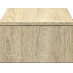 vidaXL skærmholder med skuffer 50x27x15 cm konstrueret træ sonoma-eg