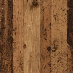vidaXL skærmholder med skuffer 50x27x15 cm konstrueret træ gammelt træ