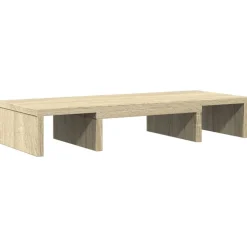 vidaXL skærmholder 60x24x10,5 cm konstrueret træ sonoma-eg