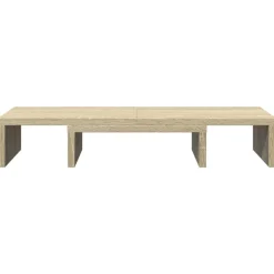 vidaXL skærmholder 60x24x10,5 cm konstrueret træ sonoma-eg