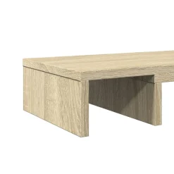 vidaXL skærmholder 60x24x10,5 cm konstrueret træ sonoma-eg