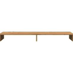 vidaXL skærmholder 100x27x10 cm konstrueret træ kunsteg