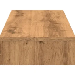 vidaXL skærmholder 100x27x10 cm konstrueret træ kunsteg