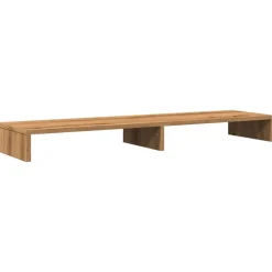 vidaXL skærmholder 100x27x10 cm konstrueret træ kunsteg