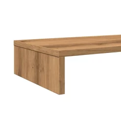 vidaXL skærmholder 100x27x10 cm konstrueret træ kunsteg