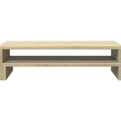 vidaXL skærmholder 54x22x15 cm konstrueret træ sonoma-eg