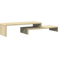 vidaXL skærmholder 54x22x15 cm konstrueret træ sonoma-eg