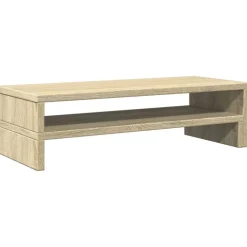 vidaXL skærmholder 54x22x15 cm konstrueret træ sonoma-eg