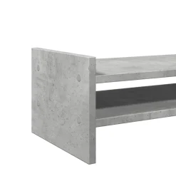 vidaXL skærmholder 50x27x20 cm konstrueret træ betongrå