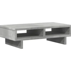vidaXL skærmholder 50x27x15 cm konstrueret træ betongrå