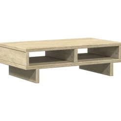 vidaXL skærmholder 50x27x15 cm konstrueret træ sonoma-eg