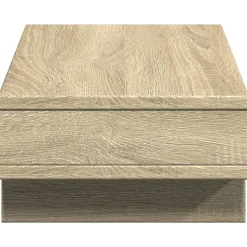 vidaXL skærmholder 50x27x15 cm konstrueret træ sonoma-eg