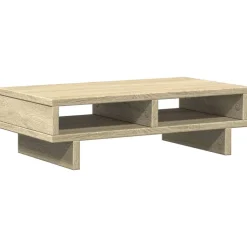 vidaXL skærmholder 50x27x15 cm konstrueret træ sonoma-eg