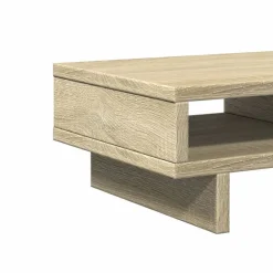 vidaXL skærmholder 50x27x15 cm konstrueret træ sonoma-eg