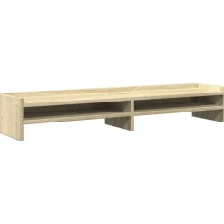 vidaXL skærmstander 100x24x16 cm konstrueret træ sonoma-eg