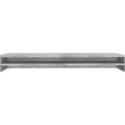vidaXL skærmstander 100x24x13 cm konstrueret træ betongrå