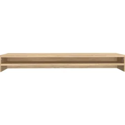 vidaXL skærmstander 100x24x13 cm konstrueret træ sonoma-eg