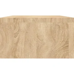 vidaXL skærmstander 100x24x13 cm konstrueret træ sonoma-eg