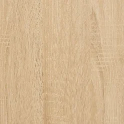 vidaXL skærmstander 100x24x13 cm konstrueret træ sonoma-eg