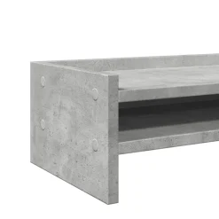 vidaXL skærmstander 42x24x16 cm konstrueret træ betongrå