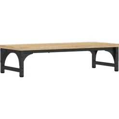 vidaXL skærmstander 55x23x14 cm konstrueret træ sonoma-eg