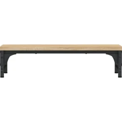 vidaXL skærmstander 55x23x14 cm konstrueret træ sonoma-eg