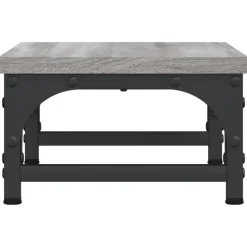 vidaXL skærmstander 37x23x14 cm konstrueret træ grå sonoma-eg
