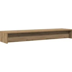 vidaXL skærmstativ kunstnerisk eg 100x24x13 cm konstrueret træ