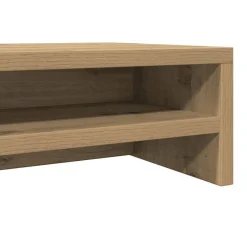 vidaXL skærmstativ kunstnerisk eg 100x24x13 cm konstrueret træ