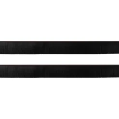 vidaXL Skruemonterede dørbørste tætninger 2 pcs Brun 100 cm