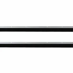 vidaXL Skruemonterede dørbørste tætninger 2 pcs Sølv 100 cm