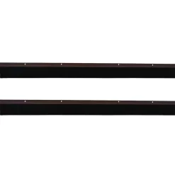 vidaXL Skruemonterede dørbørste tætninger 2 pcs Brun 100 cm