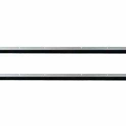 vidaXL Skruemonterede dørbørste tætninger 2 pcs Sølv 100 cm