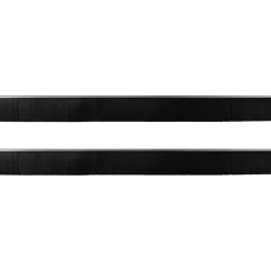 vidaXL Skruemonterede dørbørste tætninger 2 pcs Sølv 100 cm