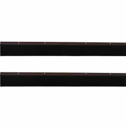 vidaXL Skruemonterede dørbørste tætninger 2 pcs Brun 100 cm