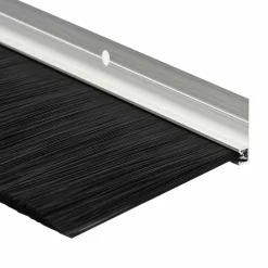 vidaXL Skruemonterede dørbørste tætninger 2 pcs Sølv 100 cm