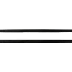 vidaXL Skruemonterede dørbørste tætninger 2 pcs Sølv 100 cm