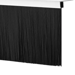 vidaXL Skruemonterede dørbørste tætninger 2 pcs Sølv 100 cm