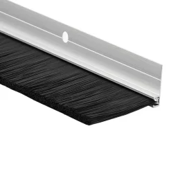 vidaXL Skruemonterede dørbørste tætninger 2 pcs Sølv 100 cm