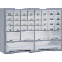 vidaXL skuffereol med 38 skuffer 52x16x37,5 cm