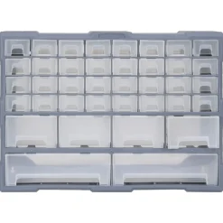 vidaXL skuffereol med 38 skuffer 52x16x37,5 cm