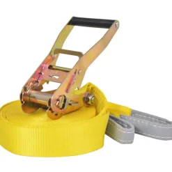 vidaXL slackline 15 m x 50 mm 150 kg gul