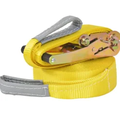vidaXL slackline 15 m x 50 mm 150 kg gul