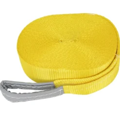 vidaXL slackline 15 m x 50 mm 150 kg gul