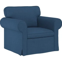 vidaXL Sofa Blå 95 x 82 x 80 cm Stof