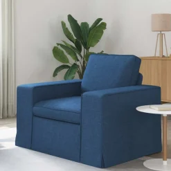 vidaXL Sofa Blå 103 x 80 x 82 cm Stof