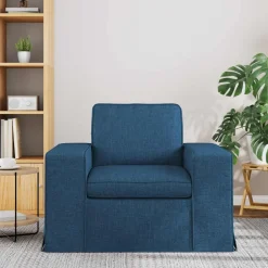 vidaXL Sofa Blå 103 x 80 x 82 cm Stof